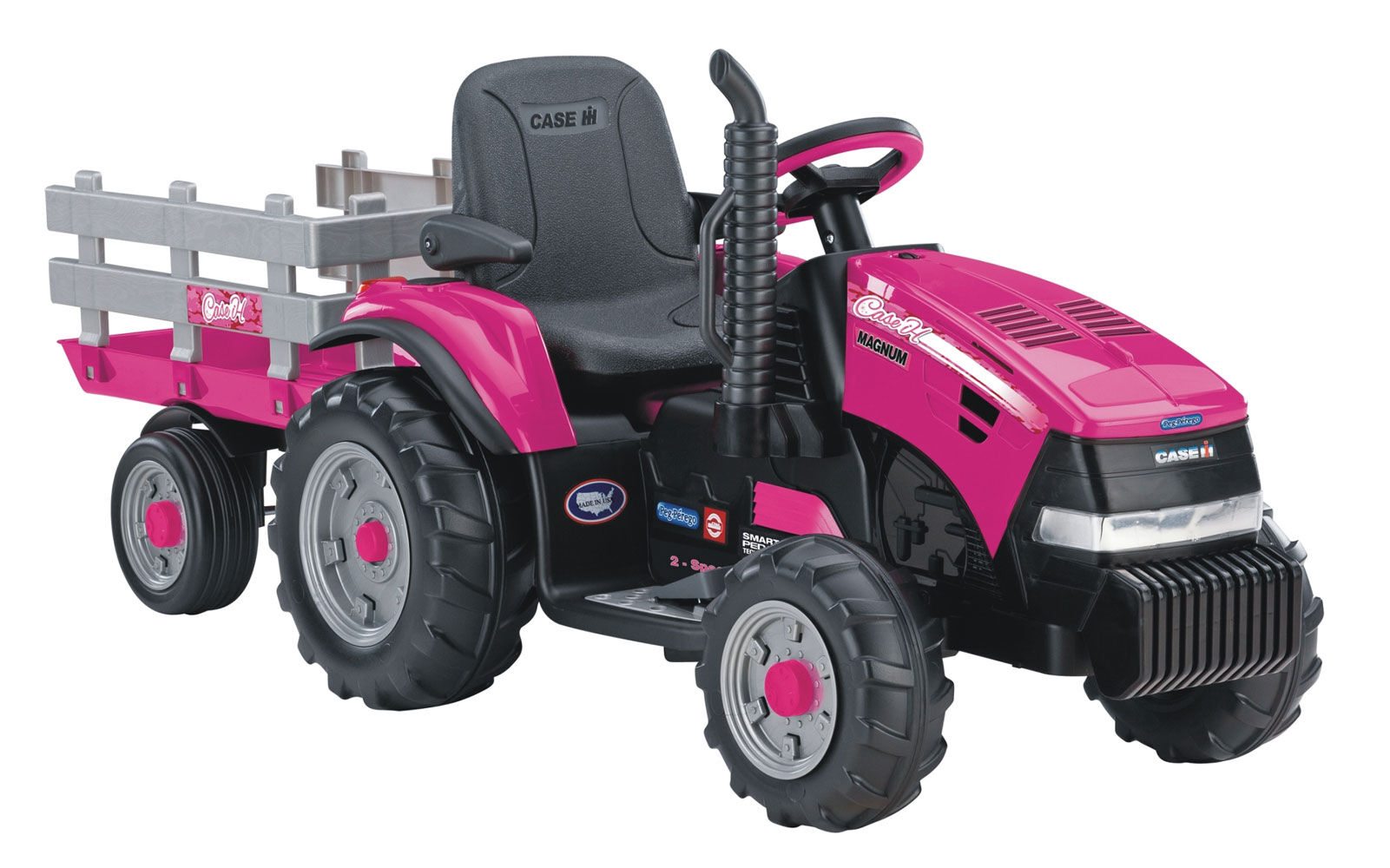 tracteur rose jouet