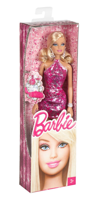 Barbie - Glitz Doll - Pink Dress | Toys R Us Canada