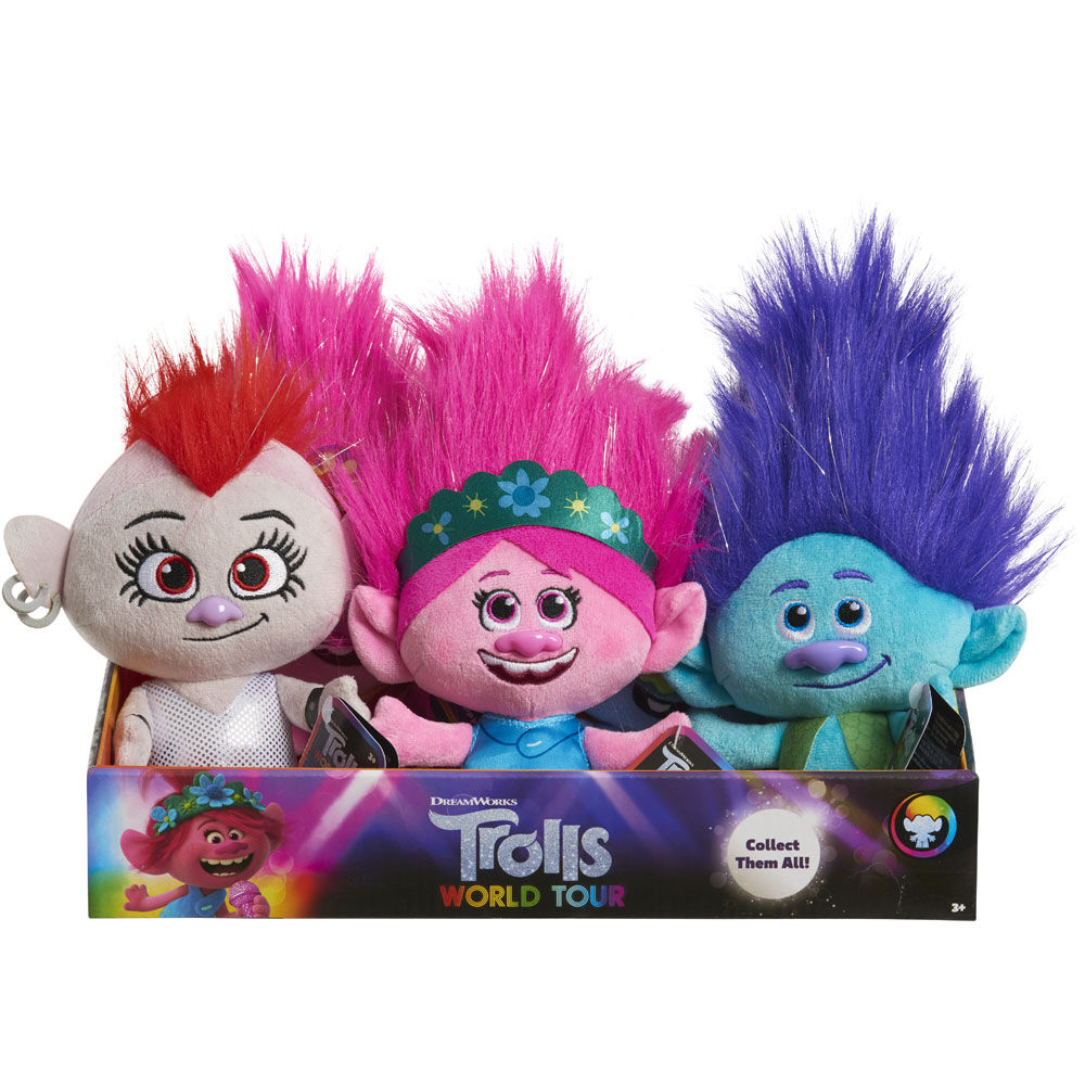 trolls world tour small plush branch