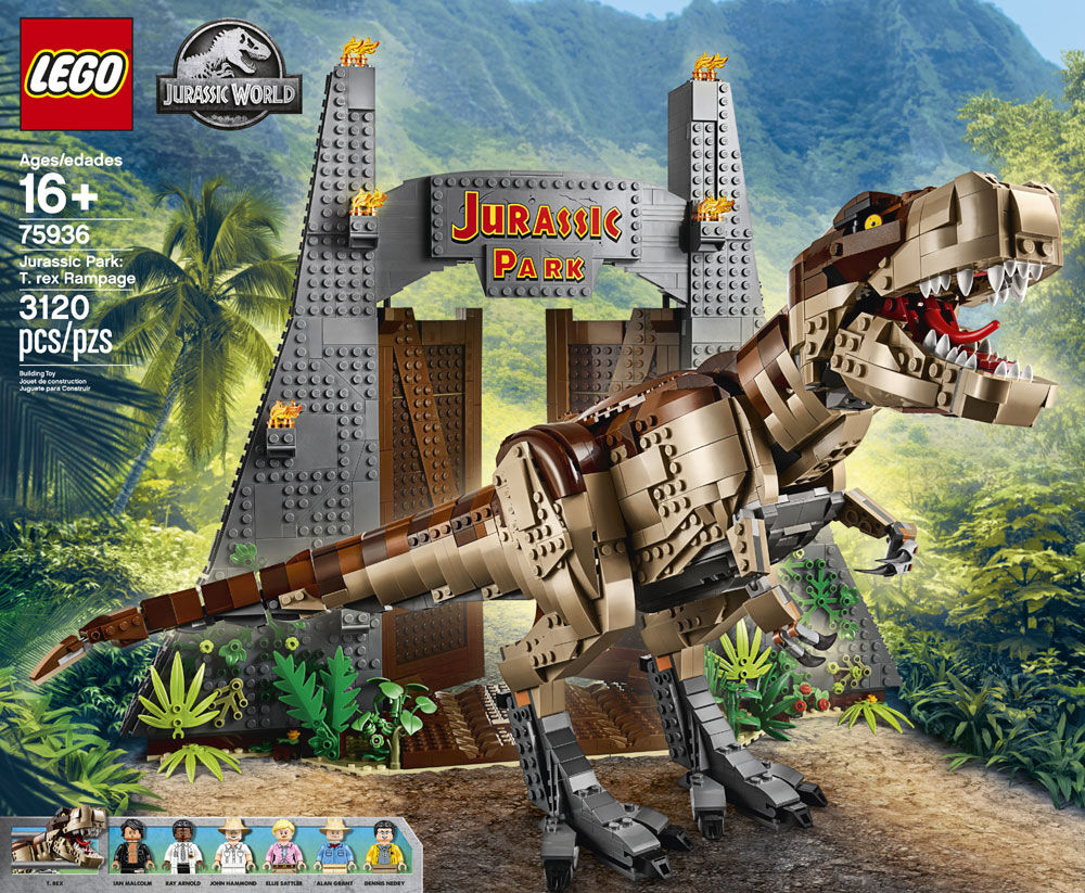 lego jurassic park t rex