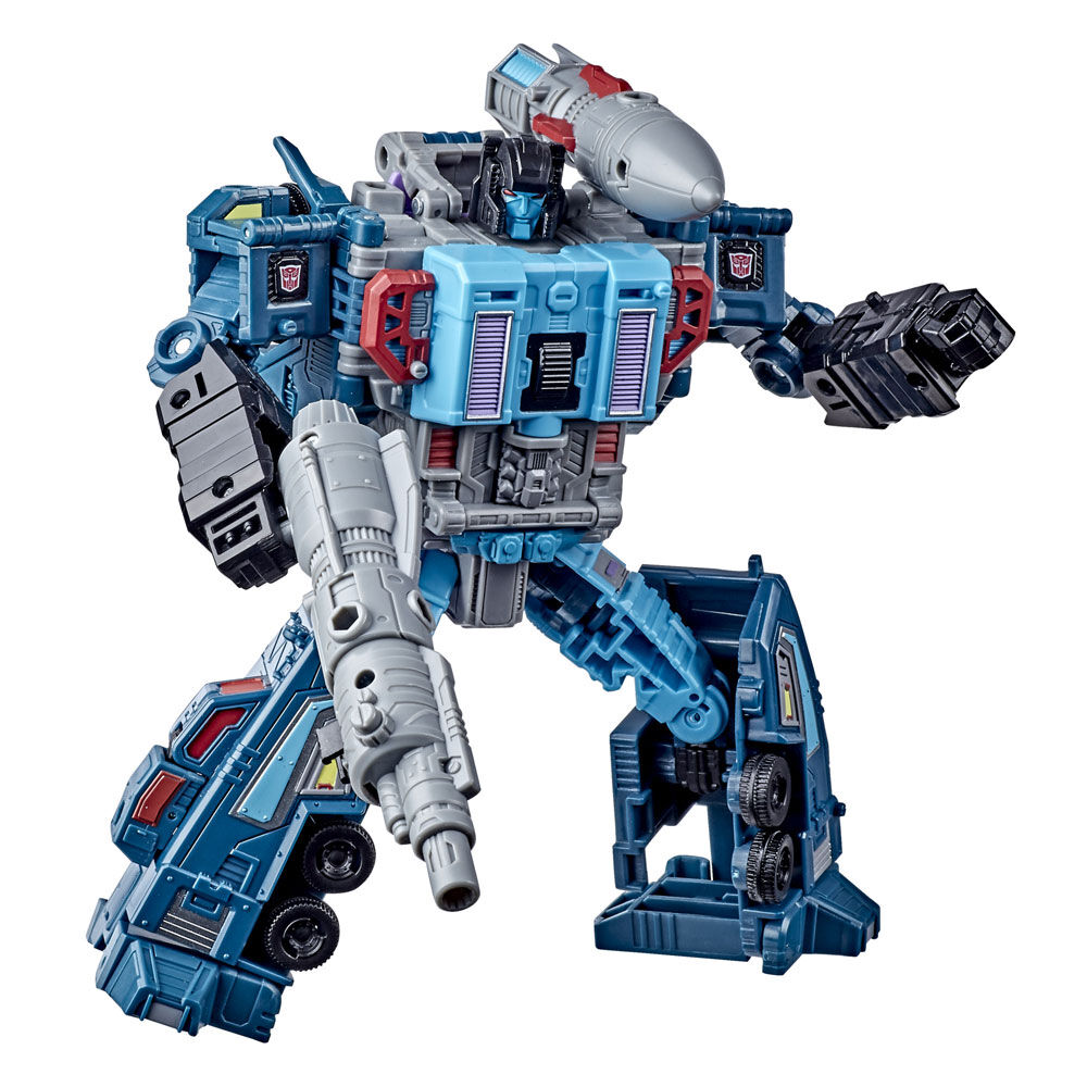 Transformers Toys Generations War for Cybertron: Earthrise Leader WFC-E23  Doubledealer Triple Changer Action Figure