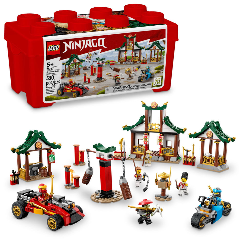LEGO NINJAGO Creative Ninja Brick Box 71787 Building Toy Set (530