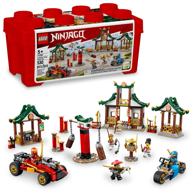 Lego Boite Rangement Lego Rouge M 4 plots : : Jeux et Jouets