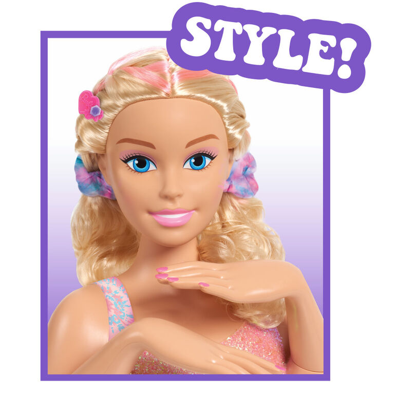 Barbie Hair Style & Curl  Poupée Barbie Tête à Coiffer Deluxe Styling Head  - video Dailymotion