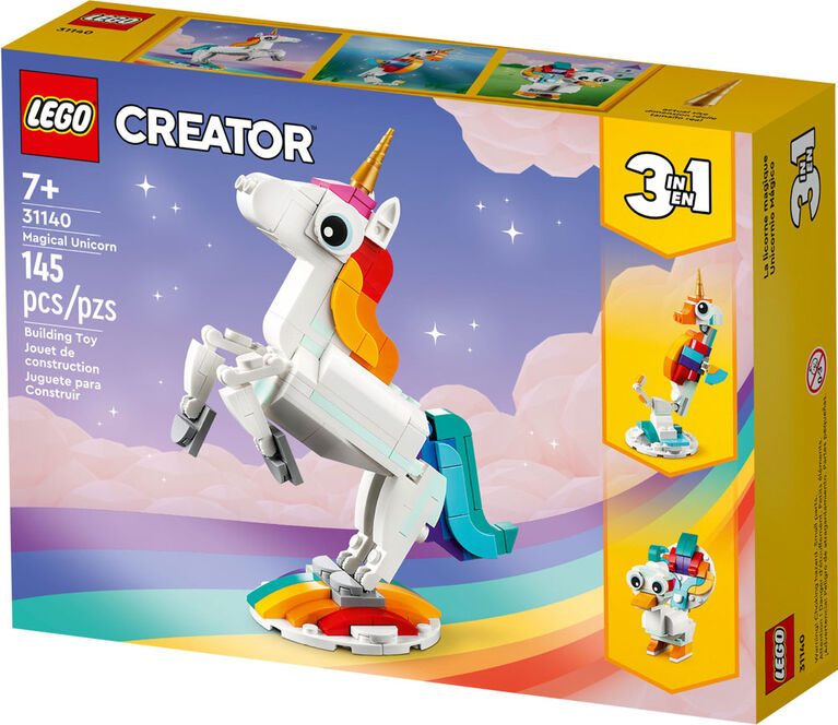 LEGO® Creator 3-in-1 Magical Unicorn Toy Set - The Toy Box