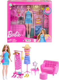 Barbie Doll & Bathtub Playset - Confetti Soap & Accessories