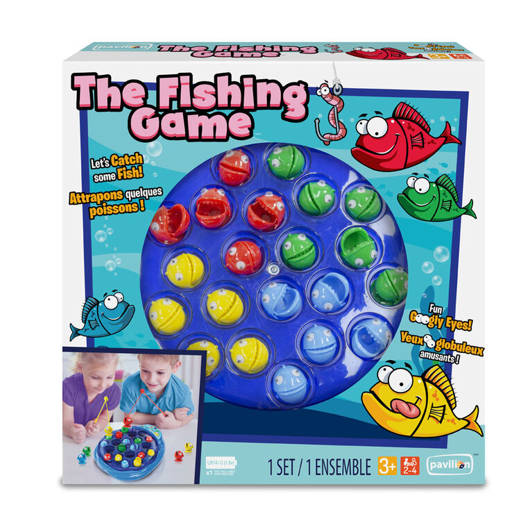 Senjay Fishing Game, Spin Fishing Toy, Interactive Battery Powered For Kids Gift