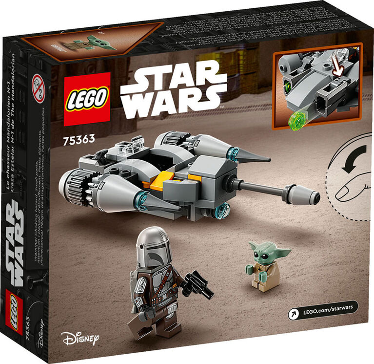 LEGO Star Wars Le microvaisseau chasseur Mandalorien N-1 75363 (88 pièces)  Comprend 88 pièces, 6+ ans 