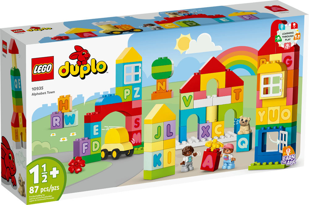 LEGO DUPLO Classic Alphabet Town 10935 Building Toy Set (87