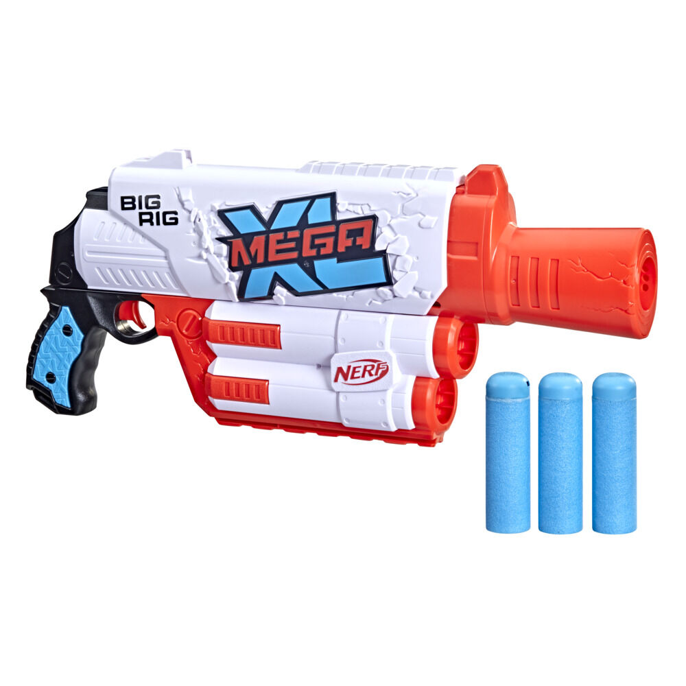 Nerf Mega XL Big Rig Blaster, Largest Nerf Mega Darts Ever | Toys