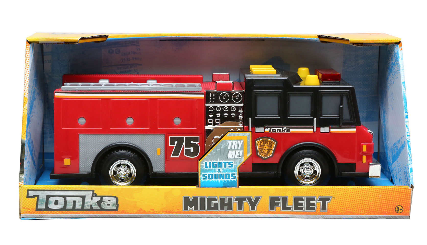 tonka mighty fleet fire truck