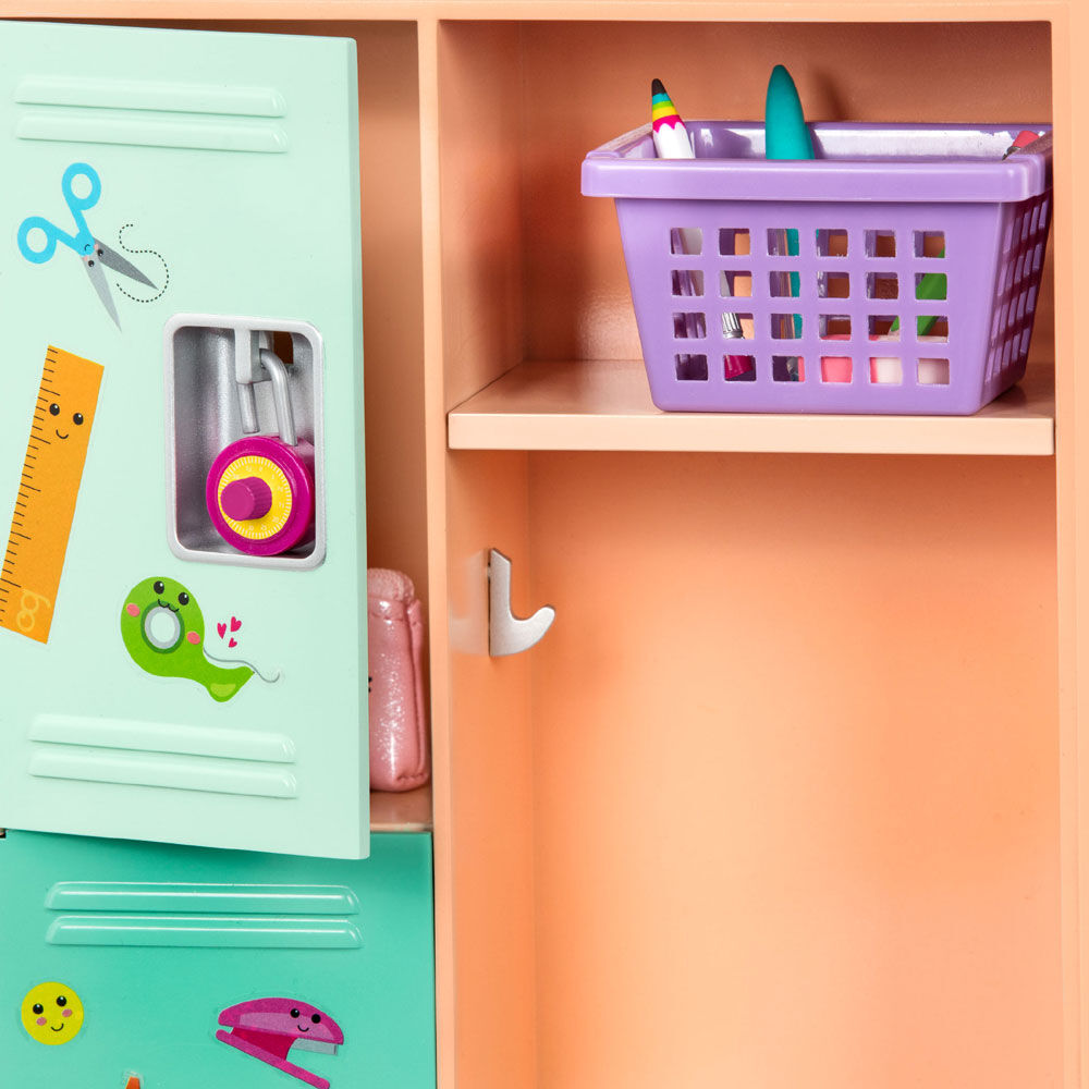 Our Generation, Classroom Cool Locker Set for 18-inch Dolls | Toys