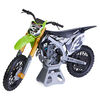 Supercross, authentique réplique de moto en métal moulé à l'échelle 1:10 avec figurine du motocycliste Eli Tomac et socle d'exposition