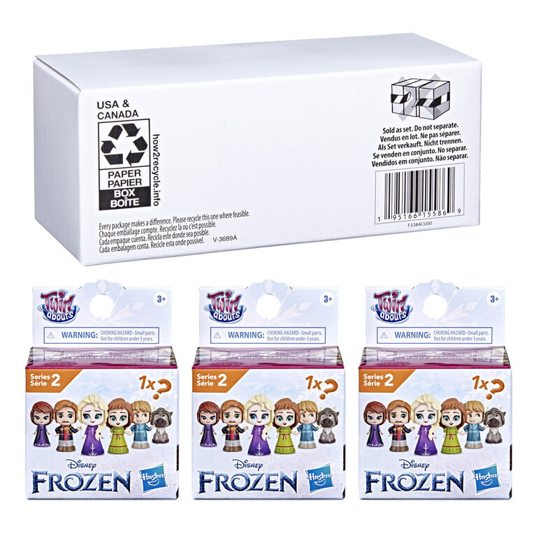 Disney's Frozen 2 Twirlabouts Surprise Blind Box with 3 Dolls and Accessories