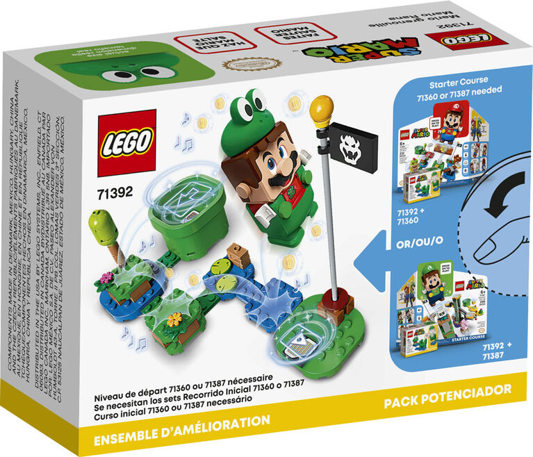 LEGO 71392 Super Mario Frog Mario Power-Up Pack Costume pour enfants, jouet  à collectionner, cadeau d'urgence, 6 ans - AliExpress