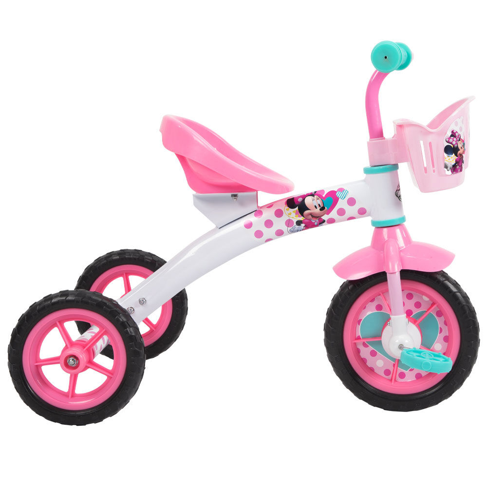 disney's minnie mouse racing trike from huffy