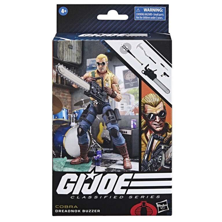 G.I. Joe Classified Series, figurine de collection Dreadnok Buzzer 106 de 15 cm