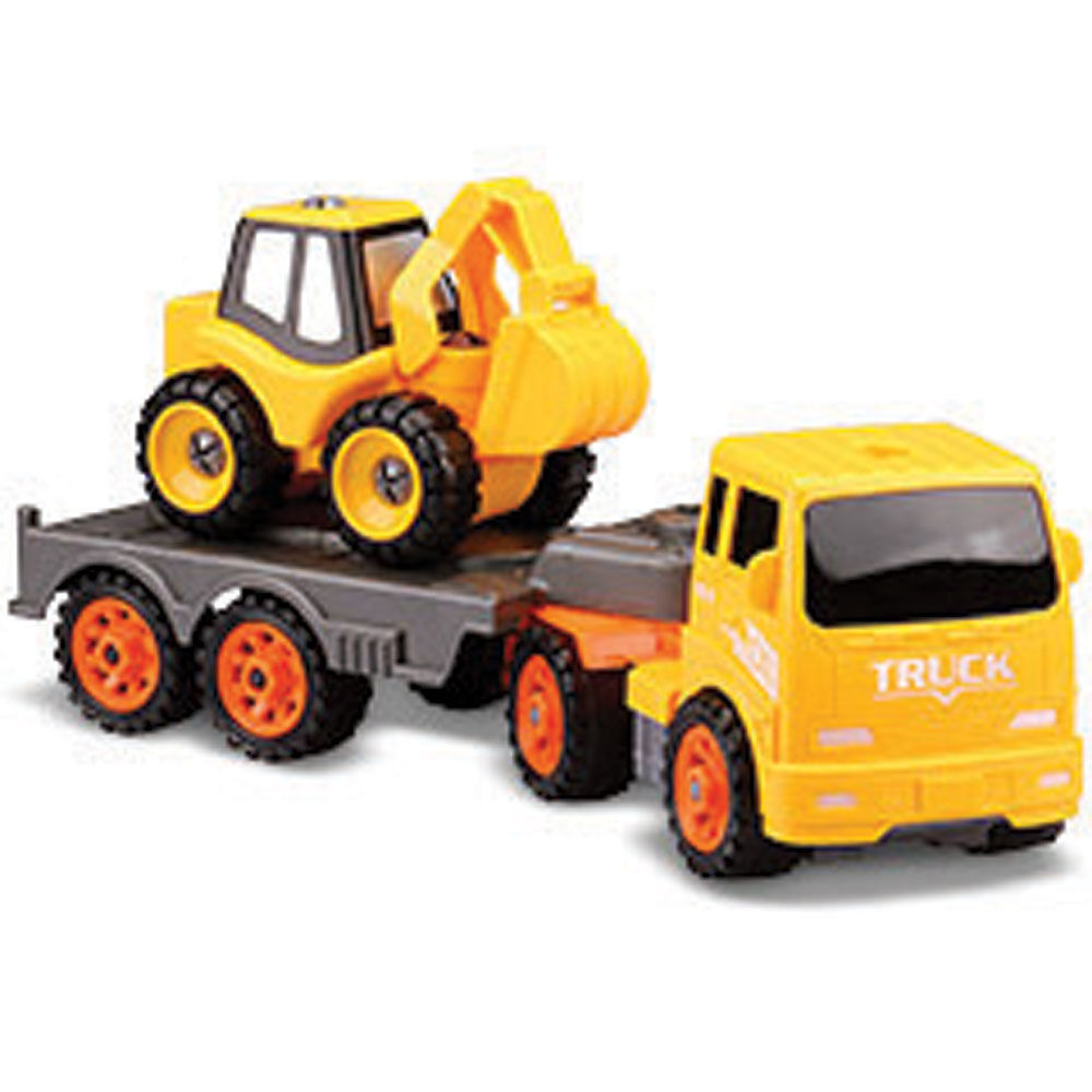 toy dump truck with trailer