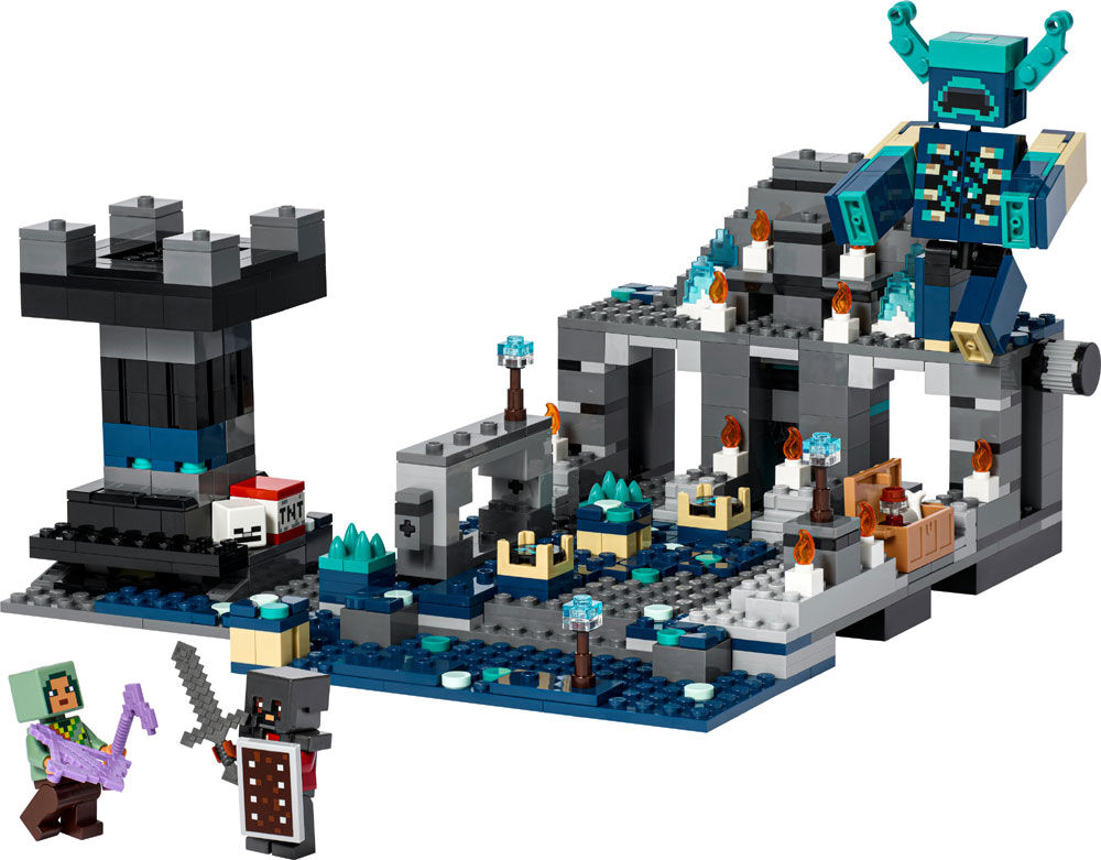 LEGO Minecraft The Deep Dark Battle 21246 Building Toy Set (584
