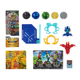 Bakugan Starter 3-Pack, Special Attack Bruiser, Dragonoids, Hammerhead and  Nillious, Customizable Spinning Action Figures and Trading Cards