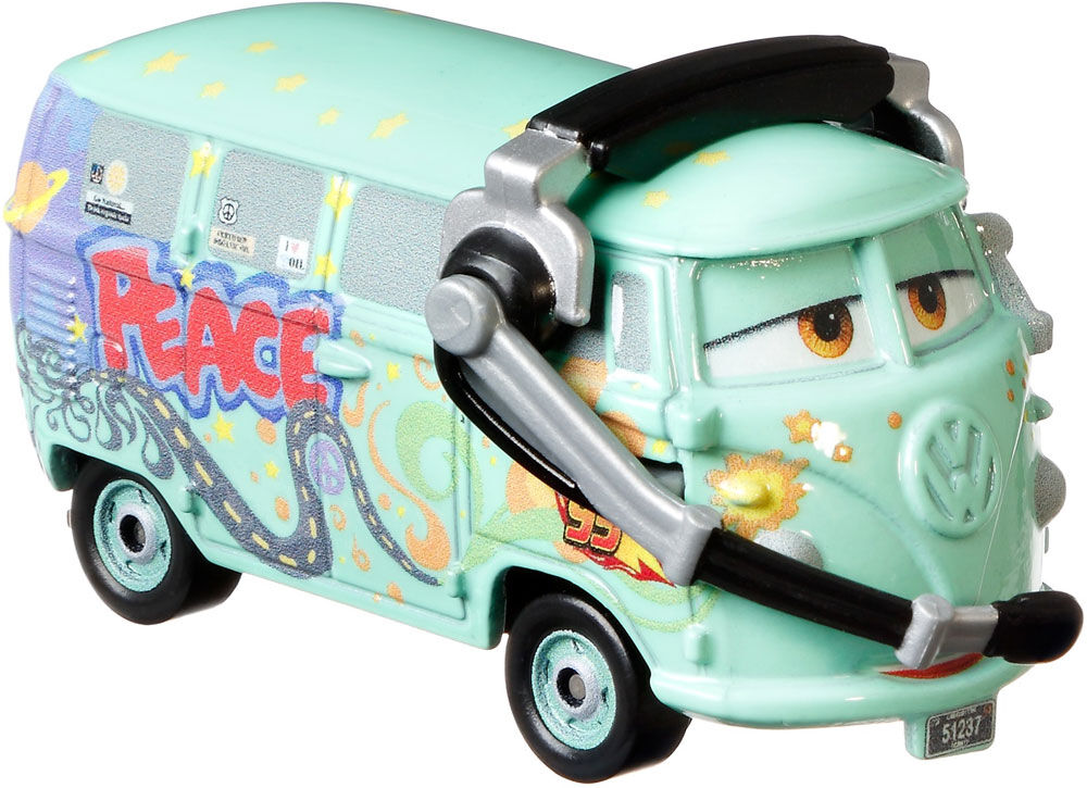 Disney Pixar Cars Race Team Mater u0026 Fillmore with Headset 2-Pack