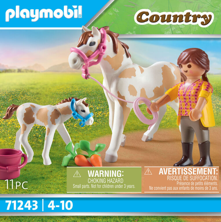 Playmobil - Jument et poulain