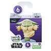 Star Wars The Bounty Collection Series 6, Grogu Mini Action Figure, At Peace Pose, 2.25 Inch-Scale