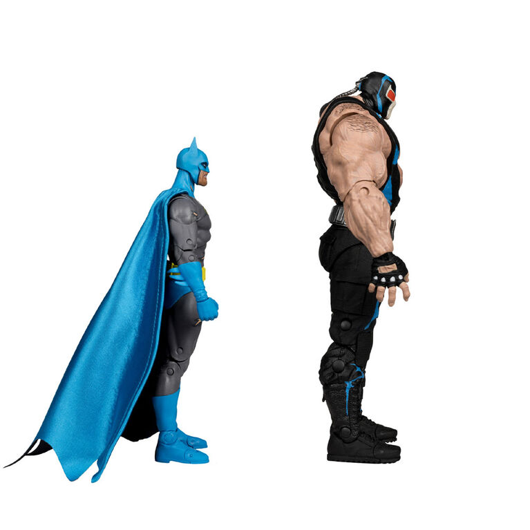 DC Multiverse Batman vs Bane 7" Action Figure and Mega Figure 2pk