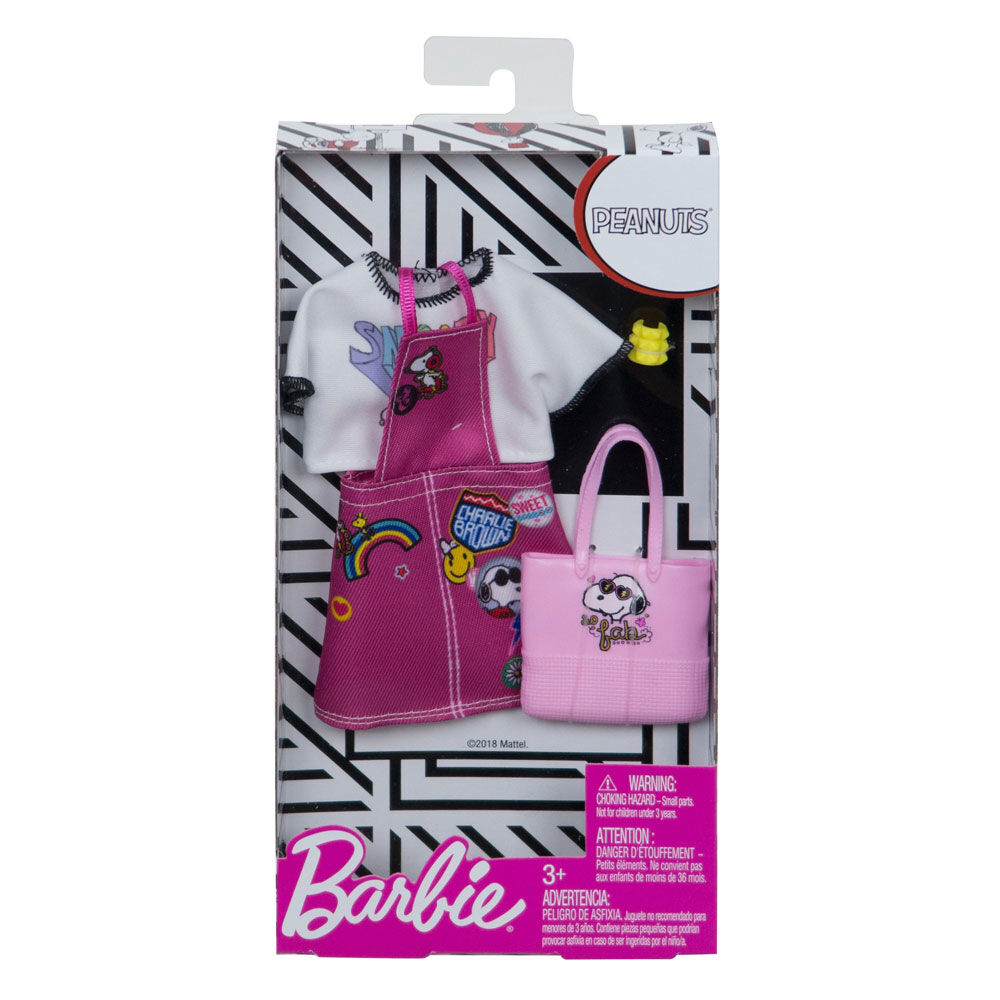barbie peanuts fashion pack