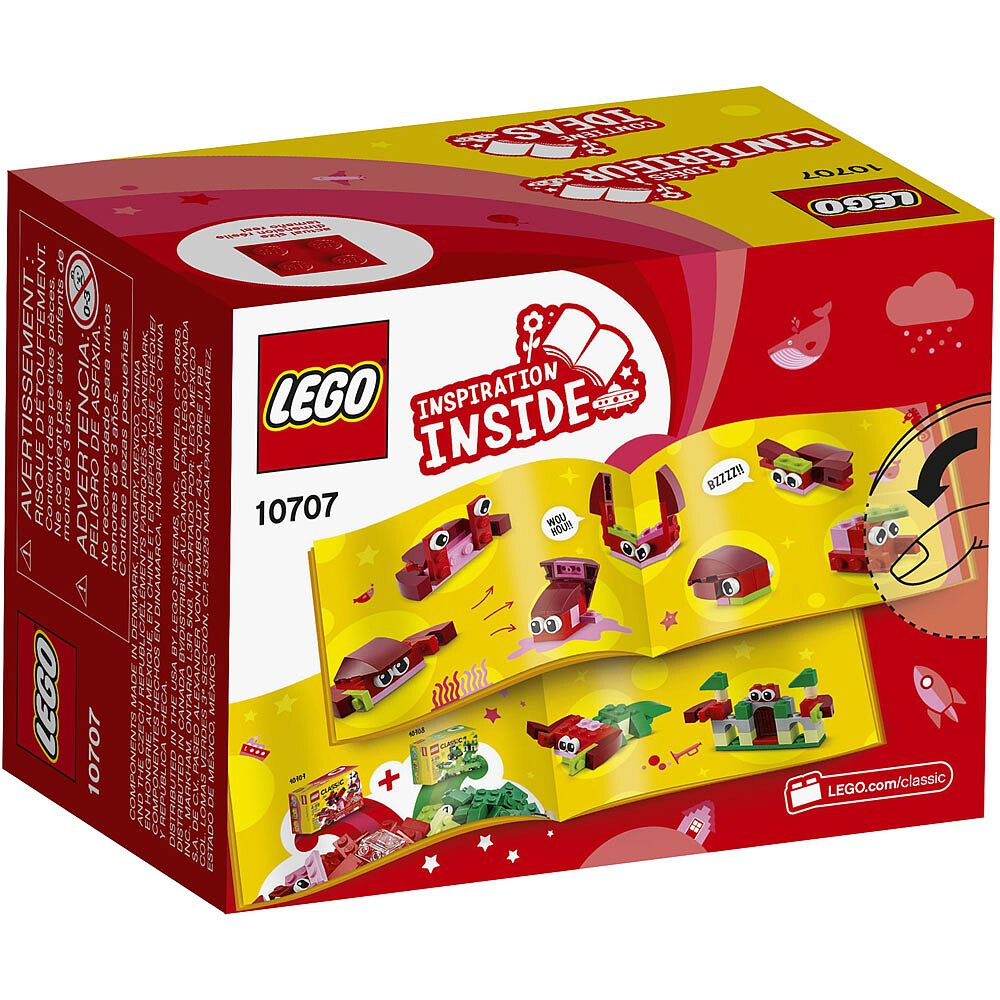 lego classic red creativity box 10707