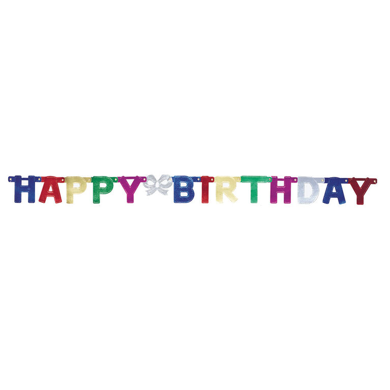 Deluxe Birthday Jointed Banner - English Edition | Toys R Us Canada