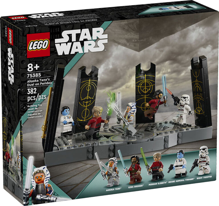 LEGO Star Wars Ahsoka Tano's Duel on Peridea Building Toy, Gift for Kids with 5 Star Wars Minifigures, 75385