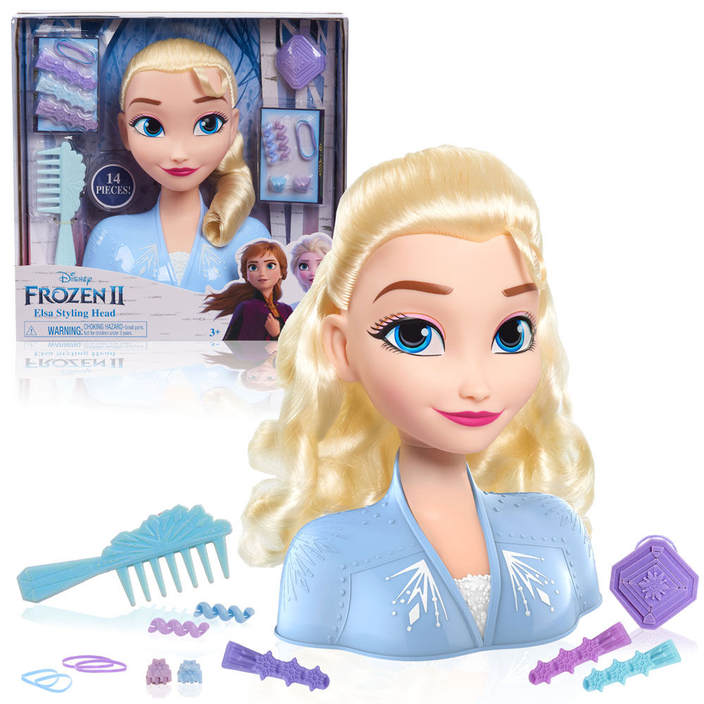 Disney's Frozen 2 Elsa Styling Head, 14-pieces