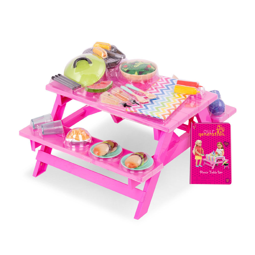 Our Generation Picnic Table Set for 18 inch Dolls Toys R Us Canada