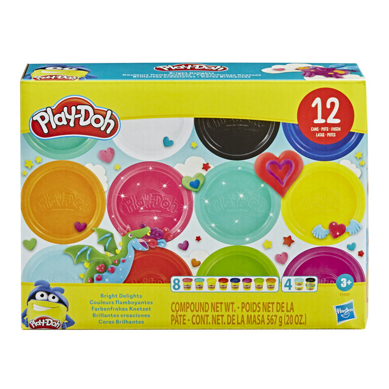 Pots de Pate A Modeler Play-Doh - Super couleurs - 20 pièces