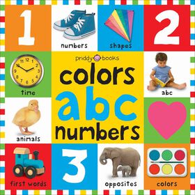 Big Board Books Colors, ABC, Numbers - English Edition