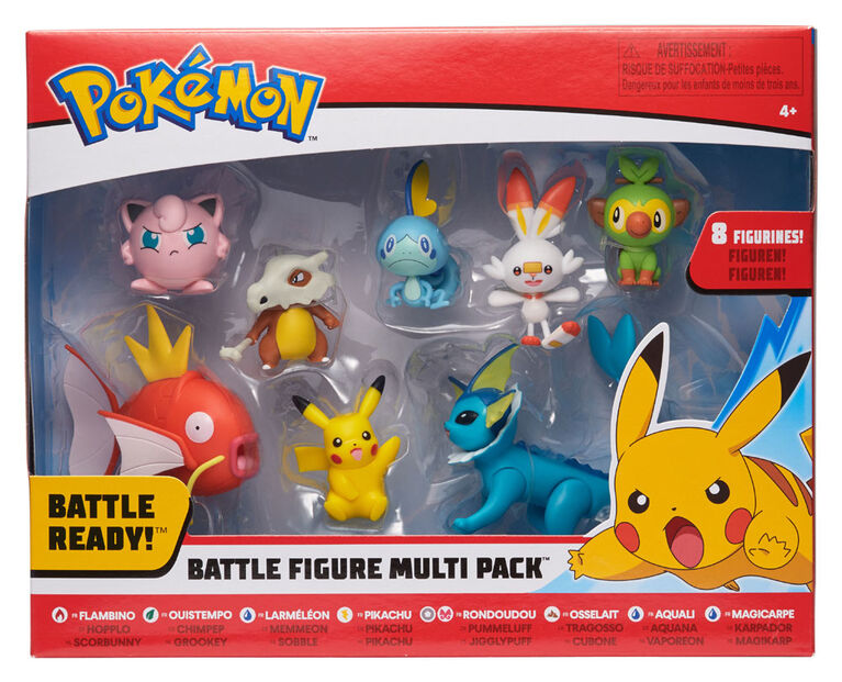 Pokémon - Multi-emballage de figurines de combat, paquet de 8 - Notre  exclusivité
