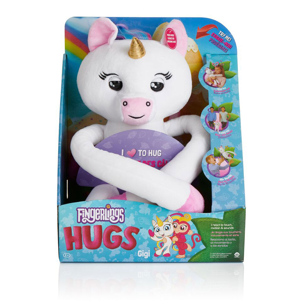 fingerlings hugs unicorn