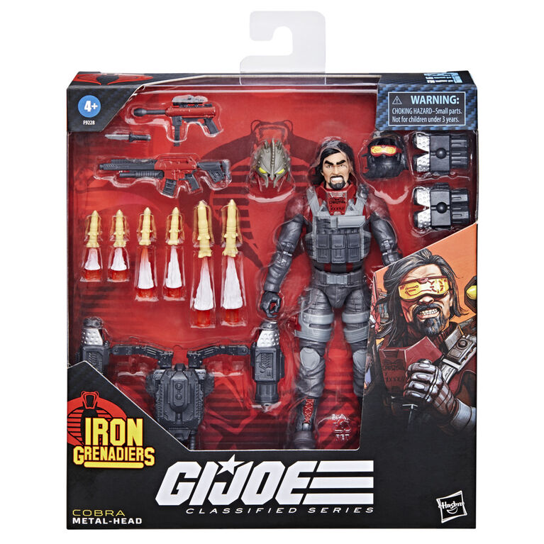 G.I. Joe Classified Series, figurine deluxe 118 Grenadier de Fer Metal-Head