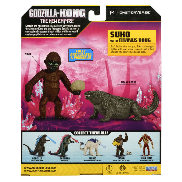 Godzilla x Kong 6"Figure Suko with Titanus Doug