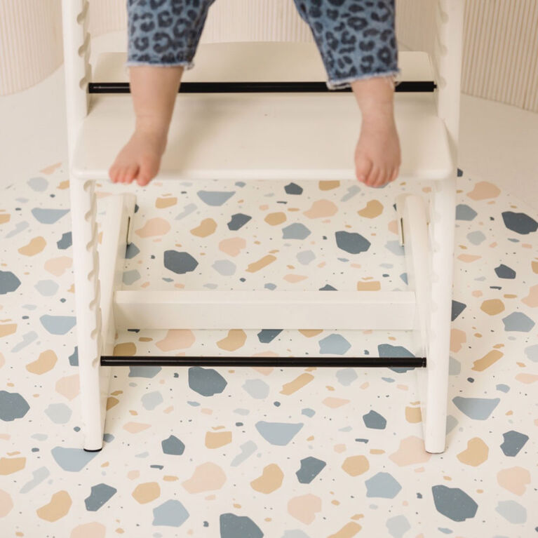 Catch All Splat Mat For Mealtime & Playtime Mess, Terrazzo