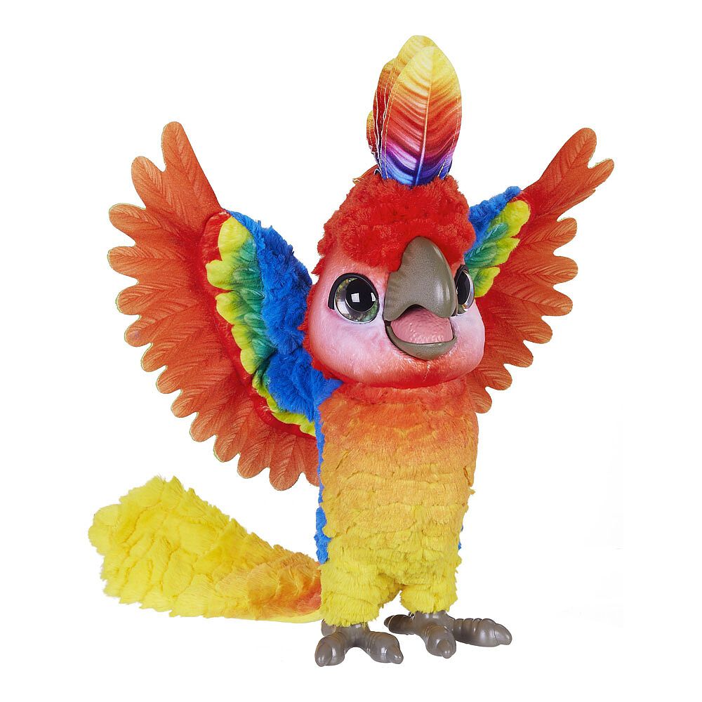 talking parrot toy furreal