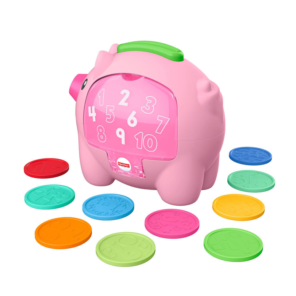 counting piggy bank toy