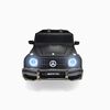 KIDSVIP Voiture 2 places à enfourcher Mercedes G Series 24V 4x4 pour enfants sous licence officielle avec roues en caoutchouc, musique, RC - Noir mat