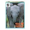 WWF 100 pc. Puzzle - Elephant - English Edition