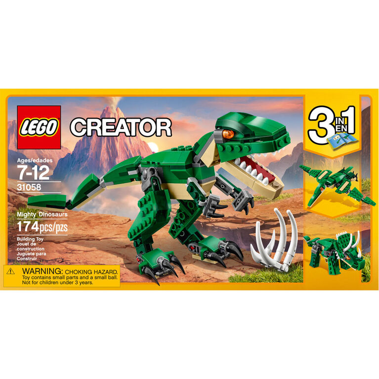 Arthur reparere kyst LEGO Creator Mighty Dinosaurs 31058 (174 pieces) | Toys R Us Canada