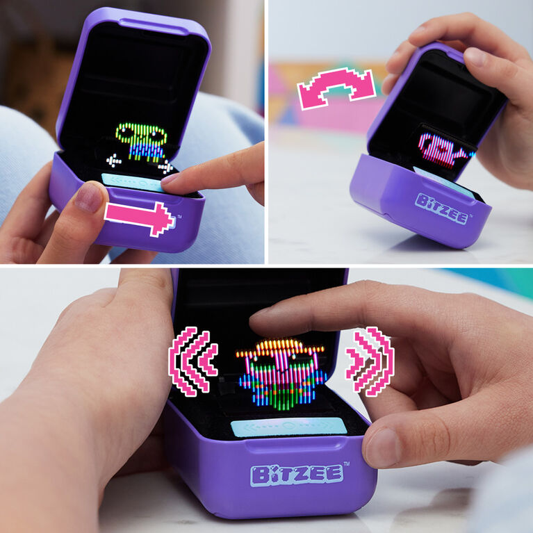 Bitzee, Interactive Toy Digital Pet and Case with 15 Animals Inside, Virtual  Electronic Pets React to Touch