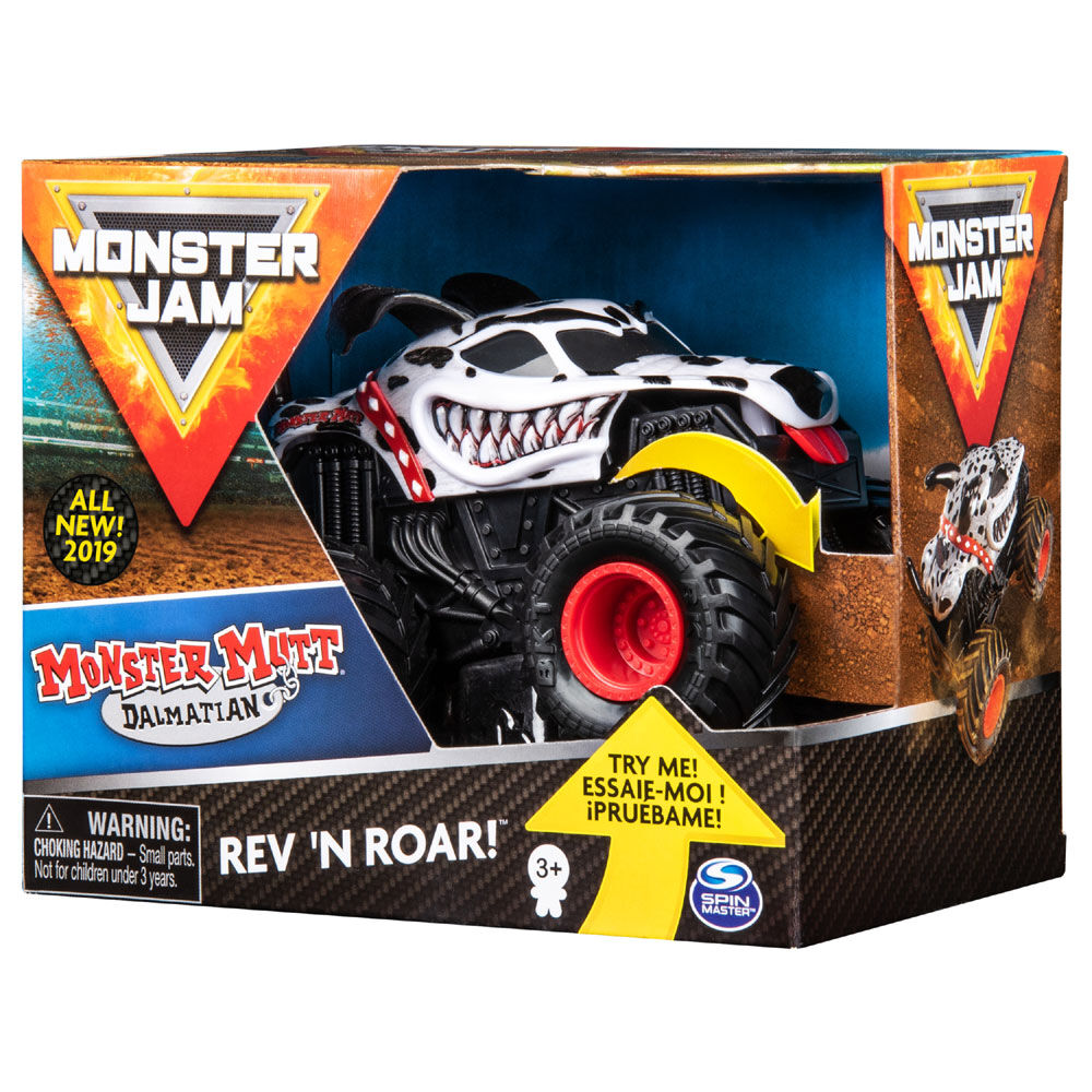 dalmatian monster truck toy