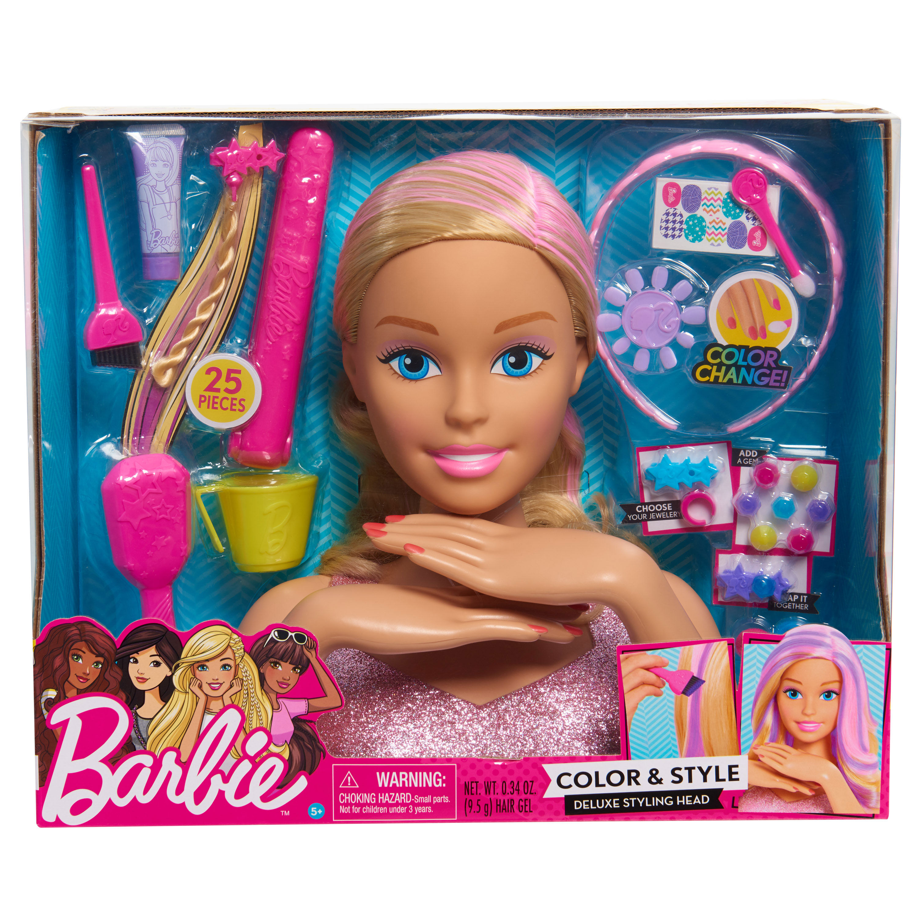 barbie hairdresser head