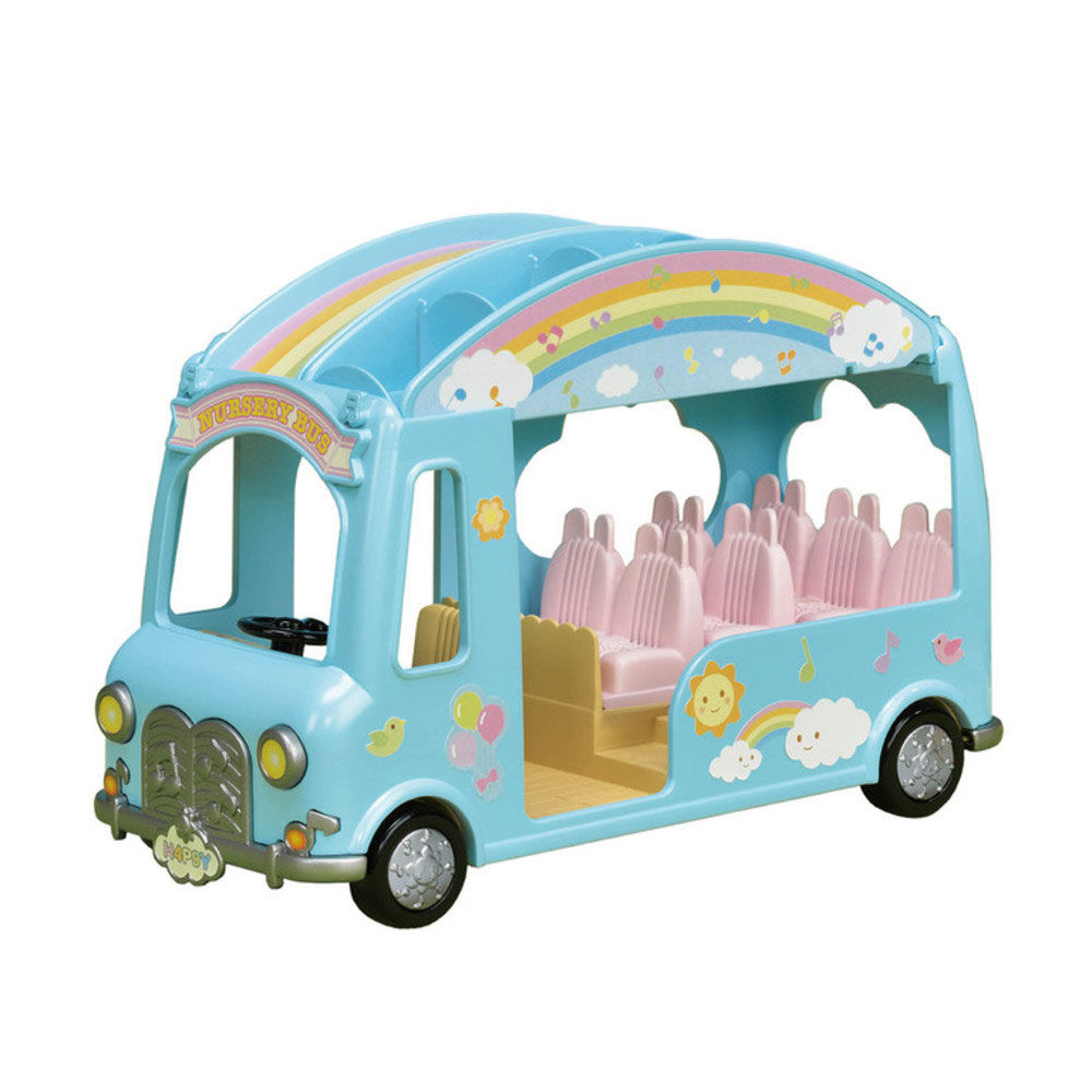 Calico Critters サンシャイン 保育園バス 人形用 おもちゃの乗り物 12